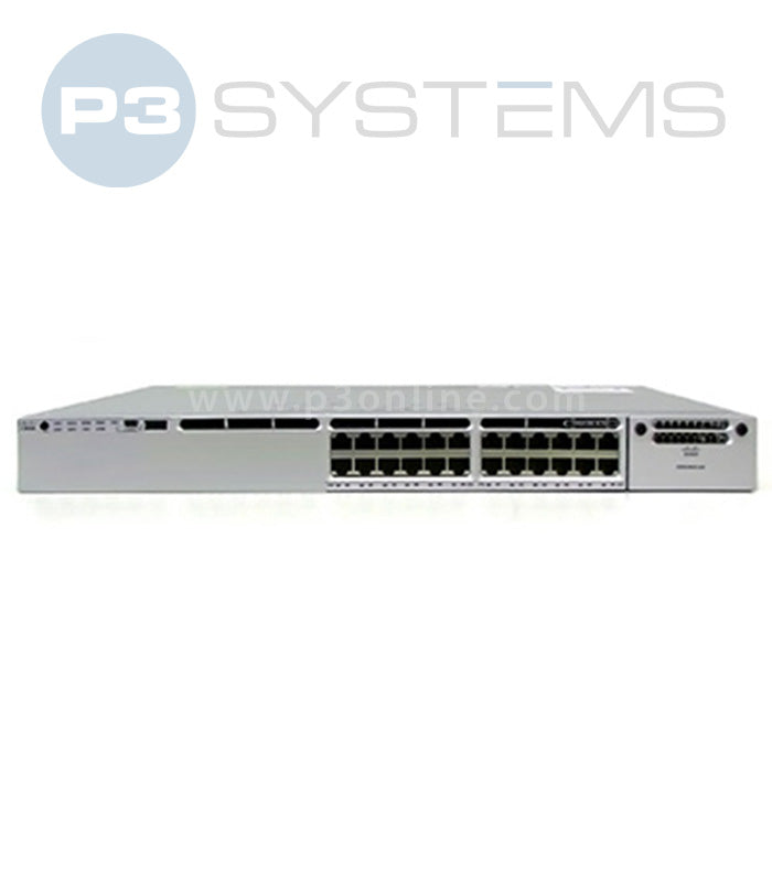 WS-C3850-24T-S Cisco 3850 Series 24 Port Stackable Switch – P3 Online