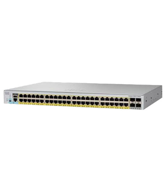 WS-C2960L-48PS-LL Switch with 48p GE POE+ and 4p 1G SFP