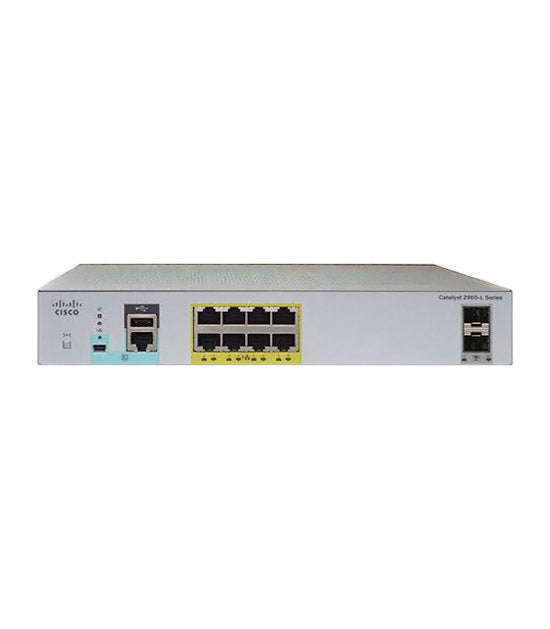 WS-C2960L-8PS-LL compact switch with 8p GE PoE+ and 2p 1G SFP