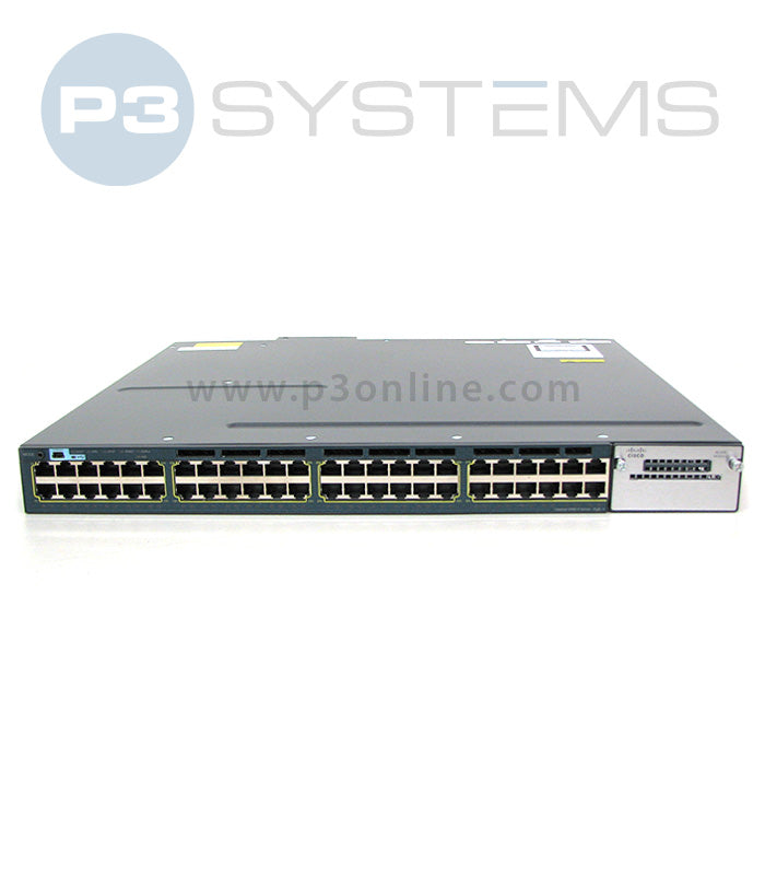 WS-C3560X-48P-L Cisco 3560X 48 port 10/100/1000 PoE Switch