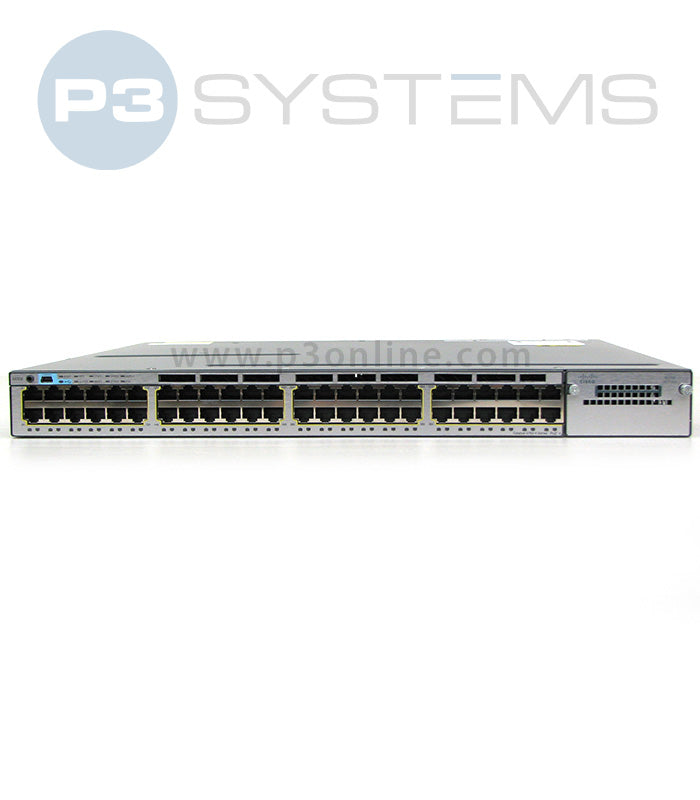 WS-C3750X-48PF-L Stackable 48p GE PoE+ and LAN Base