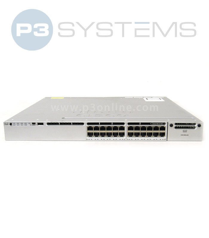 WS-C3850-24P-E Cisco 3850 Series 24 port Stackable PoE Switch