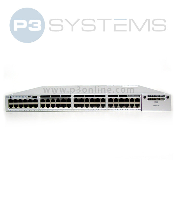 WS-C3850-48T-E Cisco 3850 Series 48 Port Stackable Switch