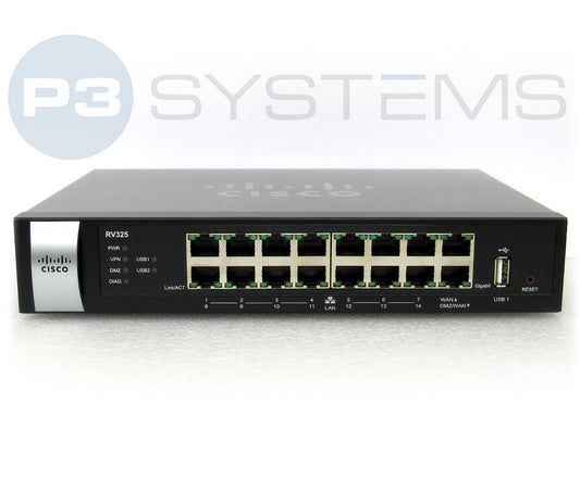 RV325-K9-NA Router 14 GE and NA power adapter